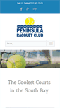 Mobile Screenshot of peninsularacquetclub.com